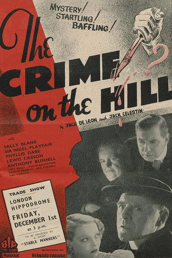 Crime on the Hill 1933